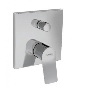 Однорычажный для ванны Hansgrohe Finoris, прихований, одноважільний, перемикач ciśnieniowy, хром
