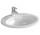 Умивальник монтований в стільниці Vitra S20 53x46 cm, без переливу, з отвором na baterie - біла