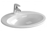Умивальник на стільницю Vitra ARCHIPLAN 60x38 cm, без переливу - біла