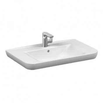Умивальник монтований в стільниці Vitra S20 53x46 cm, без переливу, з отвором na baterie - біла