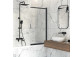 Душова стінка Deante Prozma walk-in 80x195 cm - скло транспарентні, profil хромована сталь