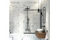 Душова стінка Deante Prozma walk-in 80x195 cm - скло транспарентні, profil хромована сталь
