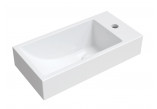 Умивальник на стільницю Omnires Marble+ 59x31cm білий глянець MaltaBP- sanitbuy.pl