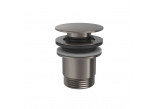 Злив раковинний Tres, click-clack, 63mm, 24-K золото матове