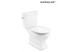 Раковина WC Roca Carmen Rimless do kompaktu 67x37cm злив подвійний, білий- sanitbuy.pl
