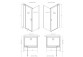 Душова кабіна Radaway Modo X I 120, przejrzysta, 1180x2000mm