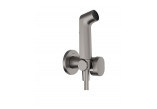 Душова головка Hansgrohe Bidette 1jet S EcoSmart зі змішувачем, uchwytem і шлангом для душа 125 cm - золотий optyczny polerowany