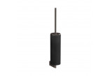 Щітка для унітазу Gessi Ingranaggio, настінний, z чорний ceramiką - Black Metal Brushed PVD