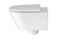 Раковина туалетна навісна Duravit D-Neo Rimless, 54x37cm, bez rantu spłukującego, кріплення Durafix, 4,5 l, UWL klasa 1 - біла напівматовийowa