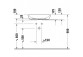 Умивальник монтований на стільниці Duravit D-Neo, 60x40cm, без переливу, без отвору для змішувача - біла напівматовийowa