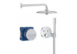 Душовий комплект прихований Grohe Grohterm SmartControl Rainshower 310 SmartActive , Сталь Szczotkowana