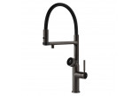 Щітка для унітазу Gessi Ingranaggio, настінний, z чорний ceramiką - Black Metal Brushed PVD