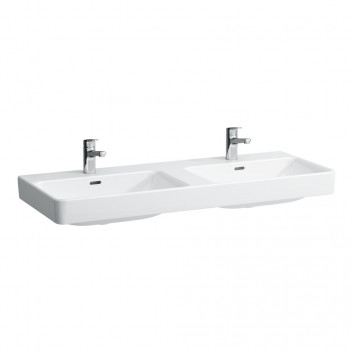 Умивальник настінний Laufen Pro S 55 x 38 cm, біла, отвір для змішувача всередині, шліфований низ