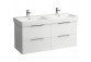 Умивальник настінний Laufen Pro S 55 x 38 cm, біла, отвір для змішувача всередині, шліфований низ