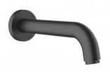 Змішувач для умивальника Hansgrohe Vernis Shape одноважільний, з краном 20,7 cm, настінний, прихований - чорний мат.