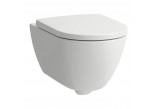 Раковина WC Laufen Pro навісна, 36,5 x 53 cm, Rimless, з покриттям Clean Coat - біла