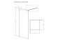 Душова кабіна Radaway Modo X II 110, przejrzysta, 1085-1095x2000mm