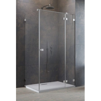 Двері wnękowe Radaway Essenza 8 DWJ, праве 110 cm, висота 200 cm, скло прозоре 8 mm, profil хром
