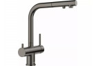 Кухонний змішувач Blanco FONTAS-S II, з краном, який виймаЄться - satin dark steel