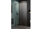 Двері душові Radaway Furo SL DWJ Brushed GunMetal 110 cm, лівий варіант - скло прозоре, profil szczotkowany GunMetal