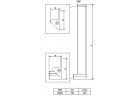 KERRIA PLUS - Profil do двері wnękowych systemu Kerria Plus - хром - KTS_000X