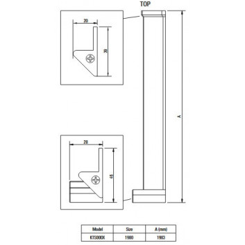 Душова кабіна Deante Square квадратна 90x90 cm - скло прозоре, profil бронзове напилення