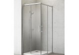 Душова кабіна скло прозоре хром 90x80cm Radaway Idea KDD- sanitbuy.pl