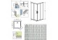Душова кабіна скло прозоре хром 90x80cm Radaway Idea KDD- sanitbuy.pl
