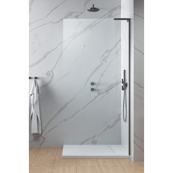 Ширма для ванни Radaway Modo SL Black PNJ II 70 правий, скло прозоре, profil чорний