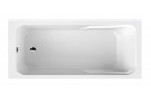 Ванна прямокутна Sanplast WP/MO 80x170+STW biew - біла