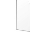 Ширма для ванни Deante Jasmin 80x140 cm - titanium