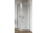 Душова кабіна Ravak Blix Slim BLSRV2K+BLSRV2K, złożona z dwóch sztuk двері prysznicowych, 90x90x195 cm, скло прозорі z warstwą AntiCalc, profil хром блискучий