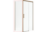 Бічна стінка S3 100 Radaway Eos DWD+S, przejrzysta, 1000x1970mm, profil хром