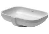 Умивальник Duravit Happy D.48x35 cm, без отвору, Білий Alpin