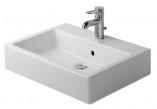 Umywalka Duravit Vero z półką na baterię 600 x 465 mm, szlifowana, jeden otwór na baterię- sanitbuy.pl