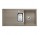 Zlewozmywak Для панелей 100x50 cm Blanco METRA 6 S, tartufo