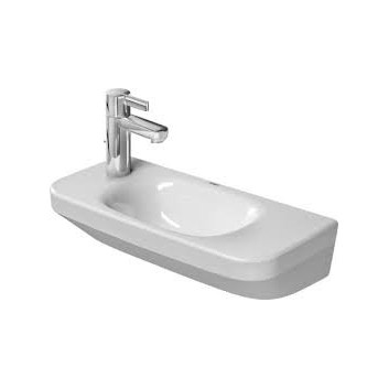  Umywalka Duravit DuraStyle, mała, 500x220 mm, otwór na baterię z lewej strony, Biały Alpin- sanitbuy.pl