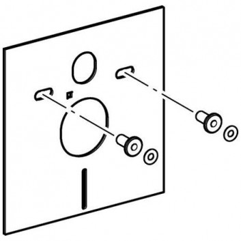 Zestaw Geberit do izolacji akustycznej muszli wiszącej i bidetu- sanitbuy.pl