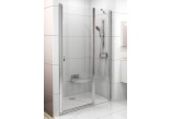 Drzwi wnękowe CSD2-120 Ravak Chrome dwuelementowe satyna + transparent- sanitbuy.pl