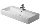 Умивальник Duravit Vero з полицею для змішувача, з одним отвором, 100x47 cm, біла WonderGliss