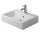 Умивальник Duravit Vero з полицею для змішувача, з одним отвором, 50x47 cm, біла WonderGliss