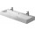 Умивальник Duravit Vero з полицею для змішувача 120x47 cm, біла WonderGliss