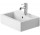 Умивальник Duravit Vero, z переливом, з полицею для змішувача, з одним отвором, 45x35 cm, biala WonderGliss, mocowania в комплекті