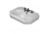 Умивальник Duravit 1930 Series 80x55 cm з 1 отвором для змішувача з покриттям WonderGliss