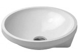 Umywalka Duravit Architec podblatowa śr. 400 mm- sanitbuy.pl