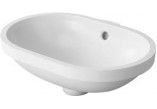 Umywalka podblatowa, Duravit Foster, 430x280 mm, Biały Alpin WonderGliss- sanitbuy.pl