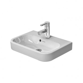 Umywalka meblowa Duravit Happy D. 500 mm, Biały Alpin WonderGliss- sanitbuy.pl