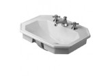 Умивальник Duravit 1930 Series на стільницю 58x47 cm з 1 отвором для змішувача