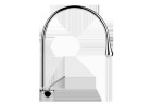 Змішувач для умивальника Gessi Goccia хром, zasięg wylewki 244mm