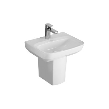 Półpostument Villeroy & Boch Metric Art, Biały Alpin Ceramicplus- sanitbuy.pl